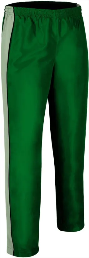 Pantalon jogging bicolore homme - TOURNAMENT - vert bouteille et sable 